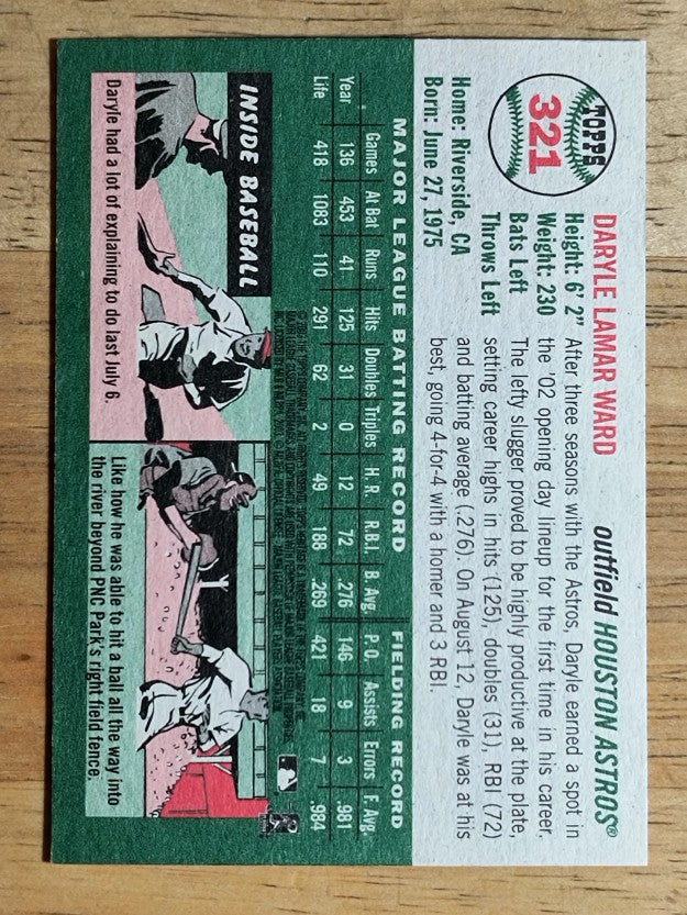 2003 Topps Heritage #321 Daryle Ward