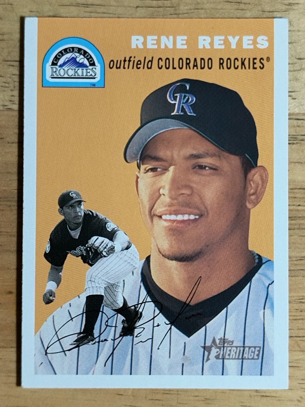 2003 Topps Heritage #323 Rene Reyes