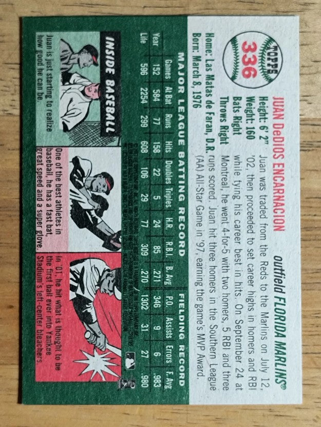 2003 Topps Heritage #336 Juan Encarnacion