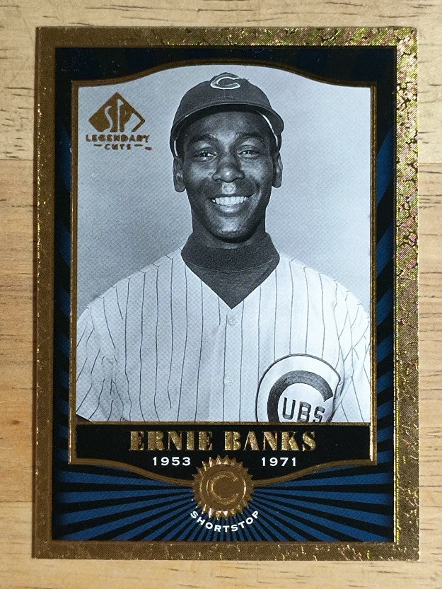 2001 SP Legendary Cuts #25 Ernie Banks