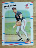 1988 Fleer #612 Brook Jacoby