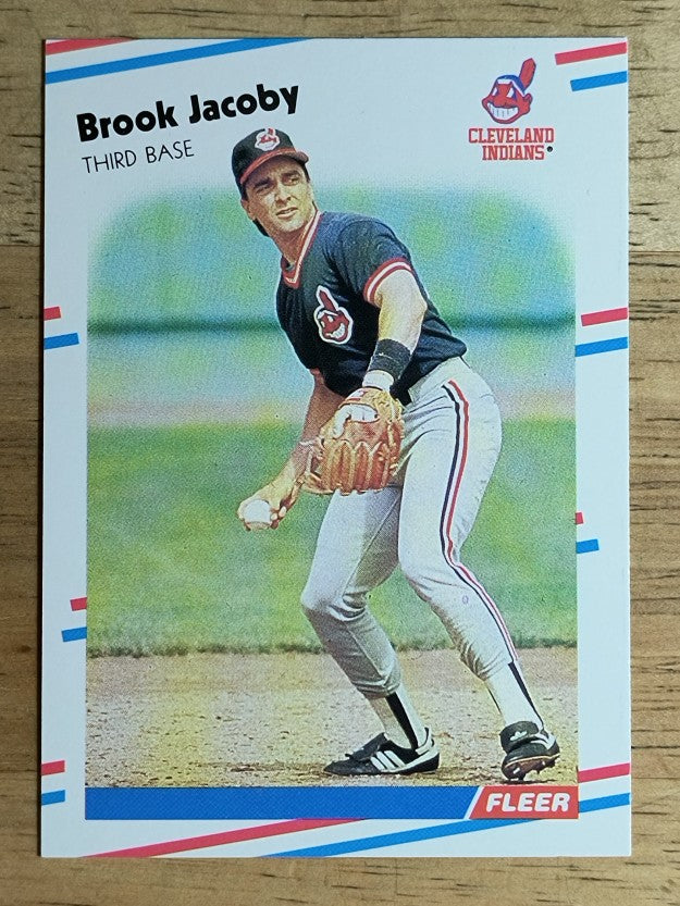 1988 Fleer #612 Brook Jacoby