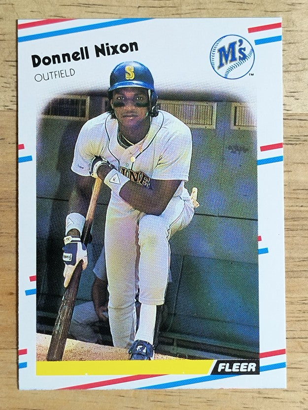 1988 Fleer #382 Donell Nixon