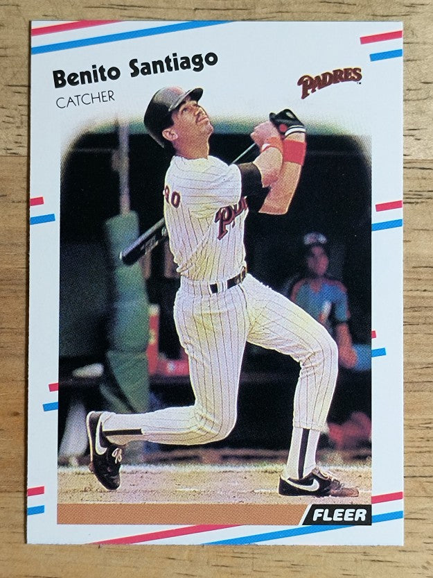 1988 Fleer #596 Benito Santiago