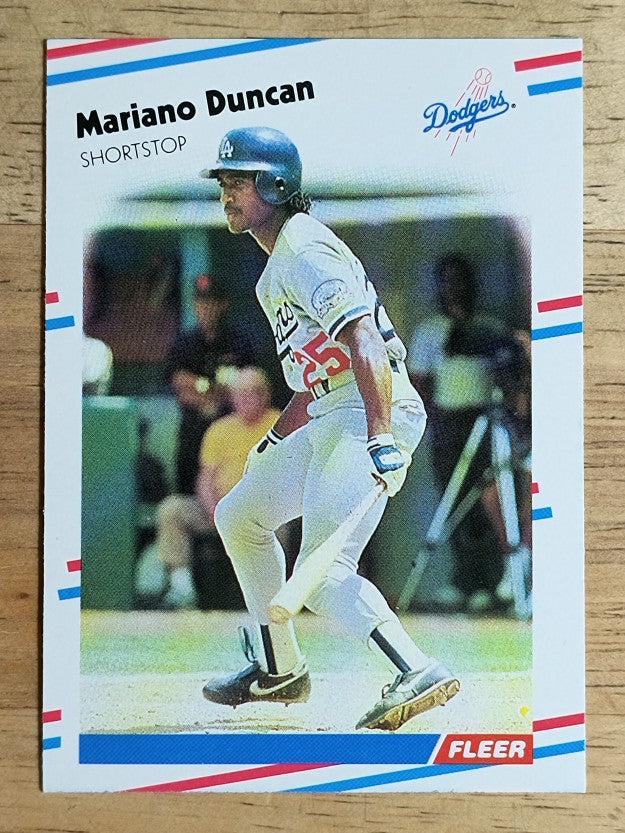 1988 Fleer #513 Mariano Duncan