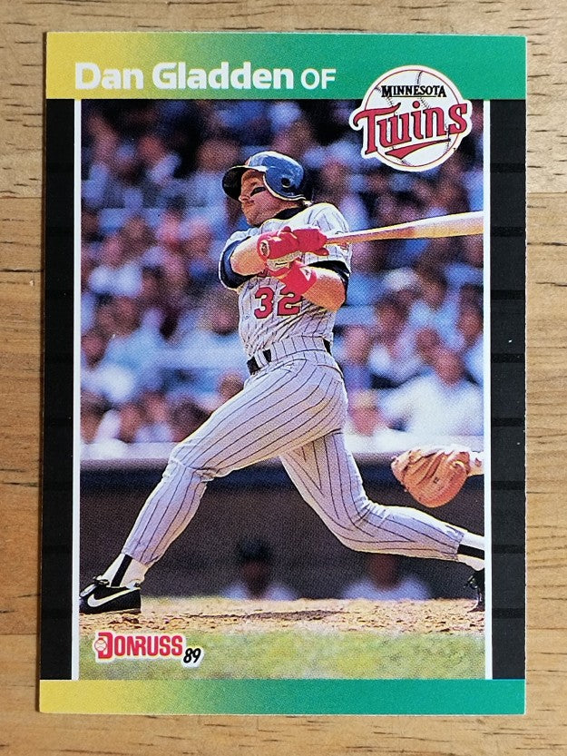1989 Donruss #391 Dan Gladden