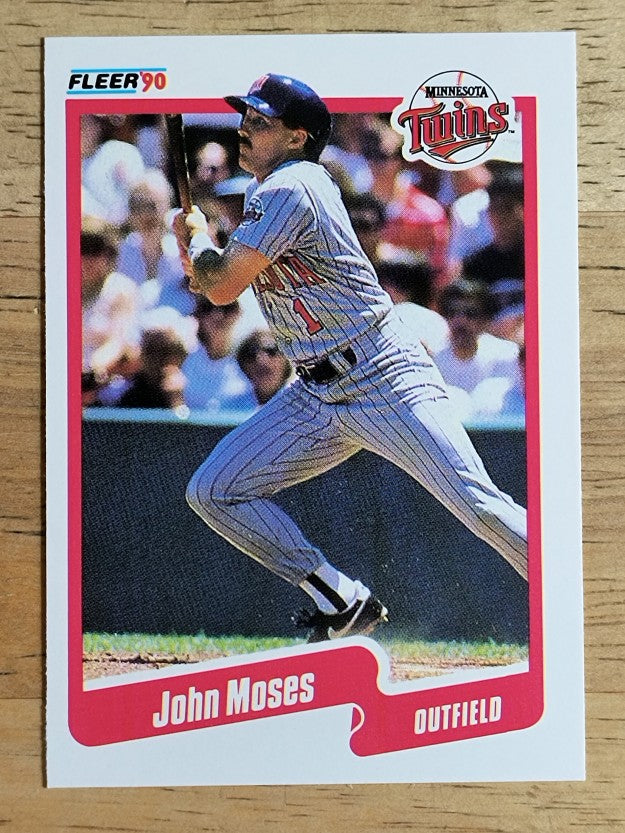 1990 Fleer #381 John Moses