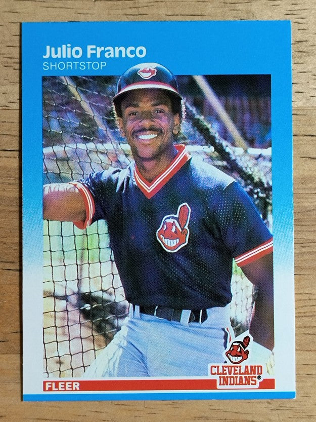 1987 Fleer #251 Julio Franco