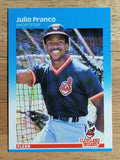 1987 Fleer #251 Julio Franco