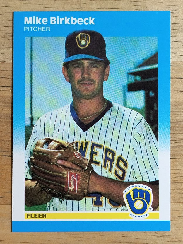 1987 Fleer Update #U5 Mike Birkbeck
