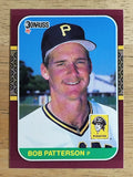 1987 Donruss Opening Day #166 Bob Patterson
