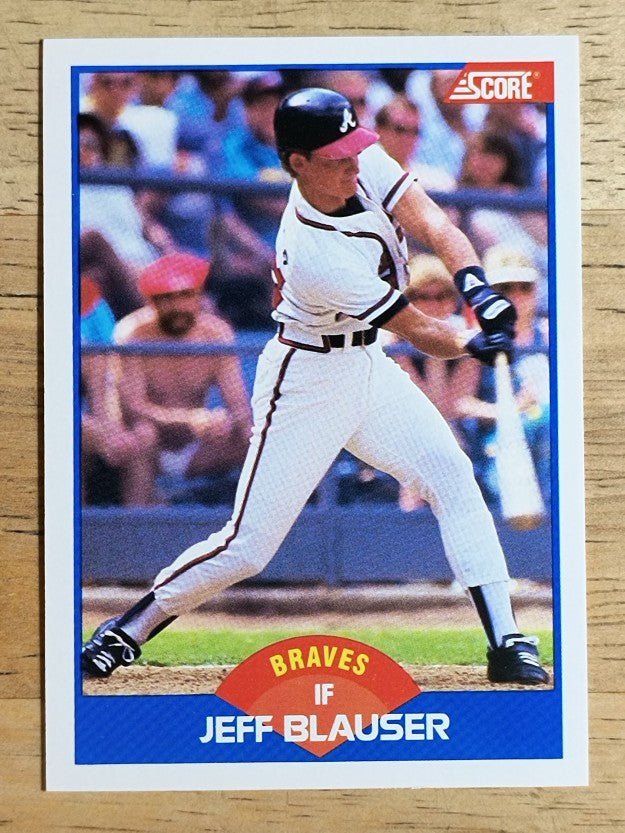 1989 Score #589 Jeff Blauser