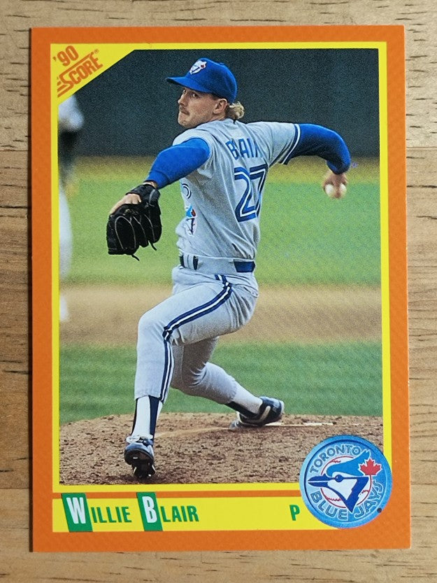 1990 Score Rookie/Traded #88T Willie Blair RC