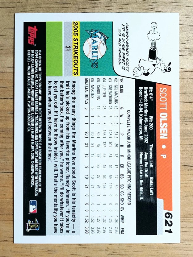 2006 Topps #621 Scott Olsen
