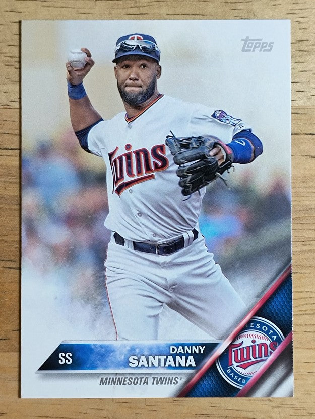 2016 Twins Topps #MIN17 Danny Santana