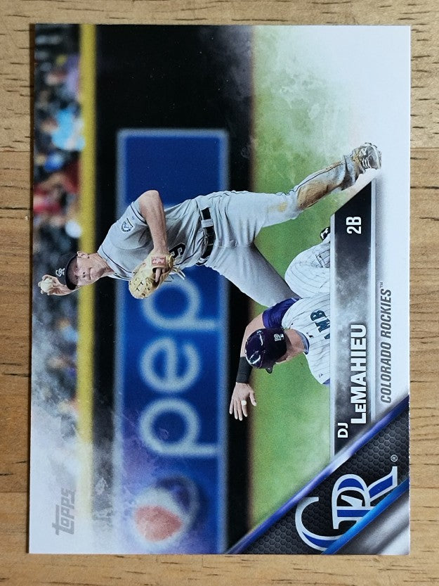 2016 Rockies Topps #COL5 DJ LeMahieu