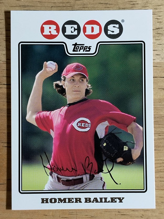 2008 Topps #570 Homer Bailey