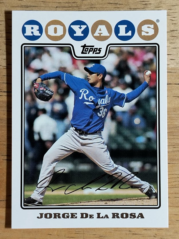 2008 Topps #622 Jorge De La Rosa