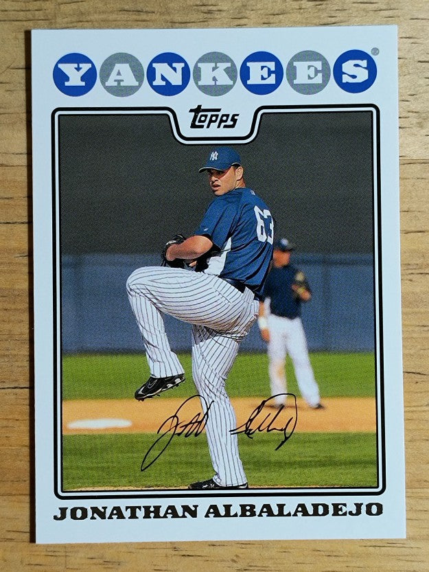 2008 Topps Update #UH73 Jonathan Albaladejo RC