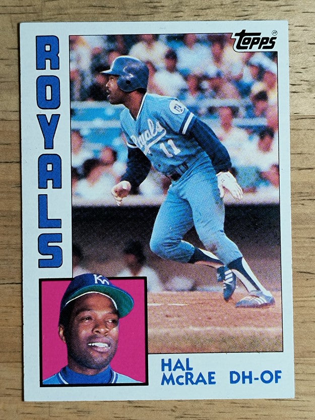 1984 Topps #340 Hal McRae