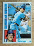 1984 Topps #298 Jim Gantner