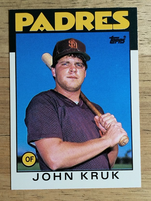 1986 Topps Traded #56T John Kruk XRC