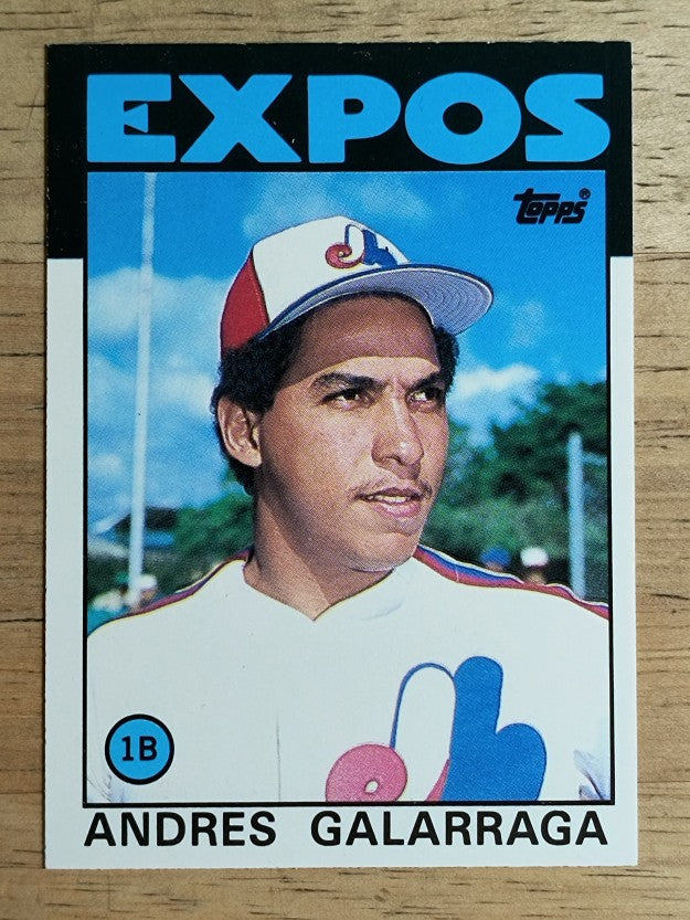 1986 Topps Traded #40T Andres Galarraga XRC