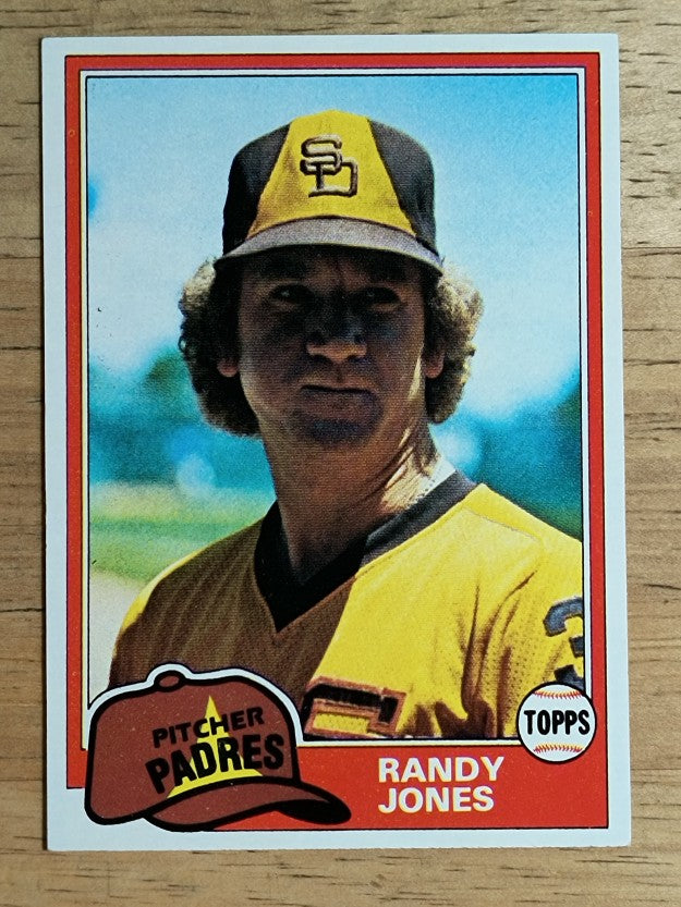 1981 Topps #458 Randy Jones