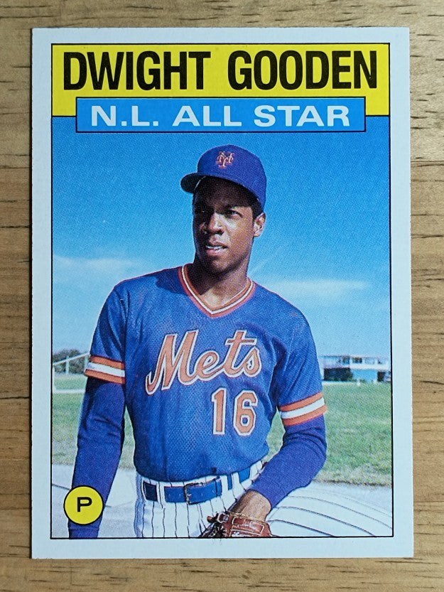 1986 Topps #709 Dwight Gooden AS