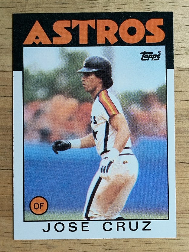 1986 Topps #640 Jose Cruz