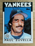 1986 Topps Traded #131T Paul Zuvella