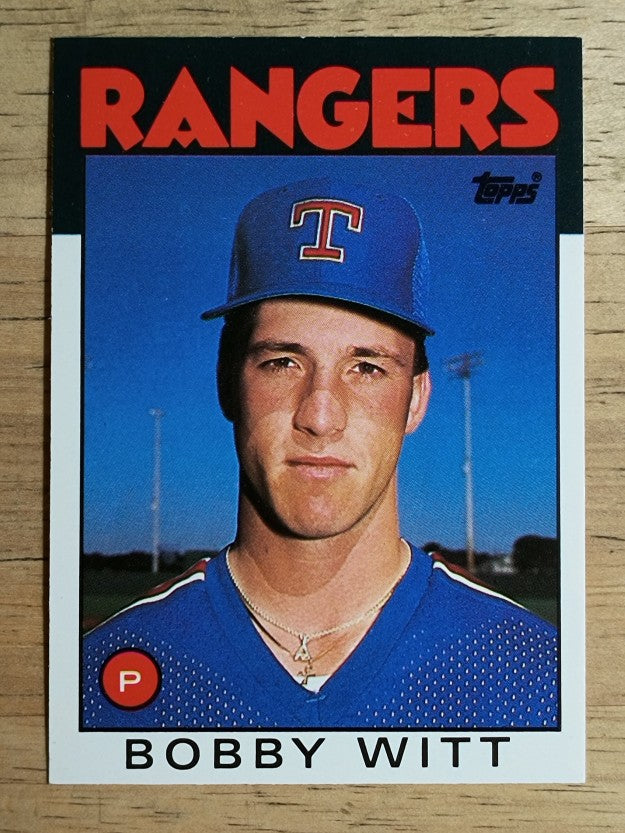 1986 Topps Traded #126T Bobby Witt XRC