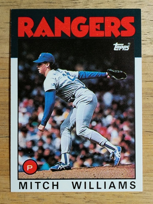 1986 Topps Traded #125T Mitch Williams XRC
