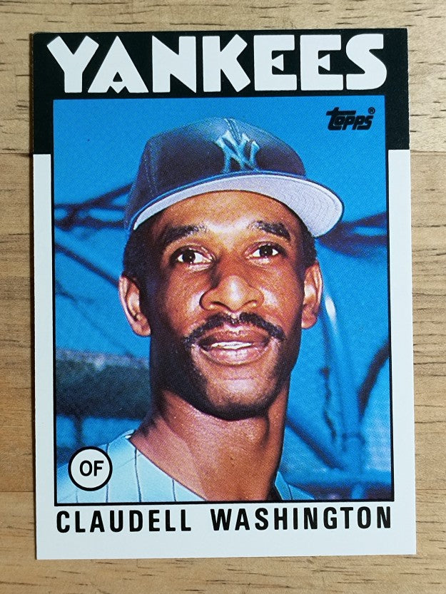 1986 Topps Traded #122T Claudell Washington