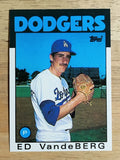 1986 Topps Traded #118T Ed VandeBerg