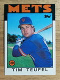 1986 Topps Traded #109T Tim Teufel