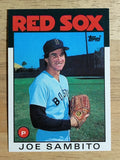 1986 Topps Traded #97T Joe Sambito