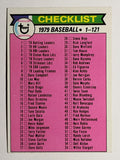 1979 Topps #121 Checklist 1-121 DP (EX)