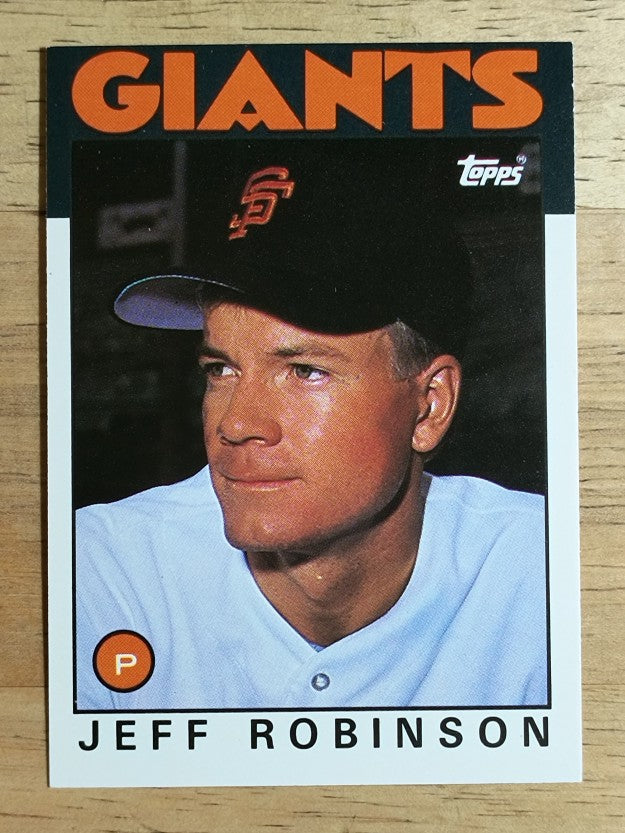 1986 Topps Traded #93T Jeff D. Robinson