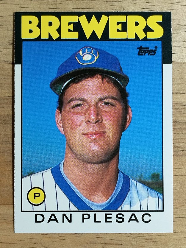 1986 Topps Traded #87T Dan Plesac