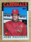 1986 Topps Traded #82T Jose Oquendo