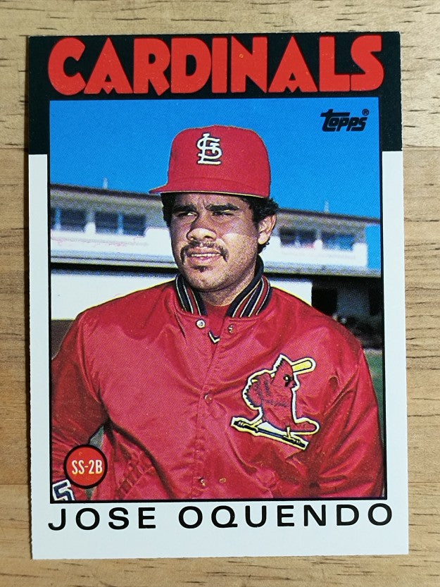 1986 Topps Traded #82T Jose Oquendo