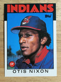 1986 Topps Traded #80T Otis Nixon XRC