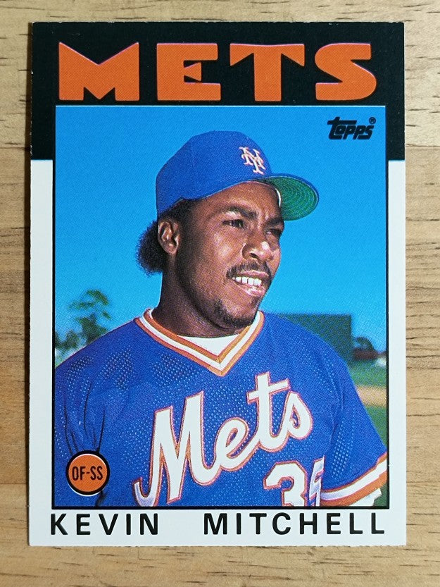 1986 Topps Traded #74T Kevin Mitchell XRC