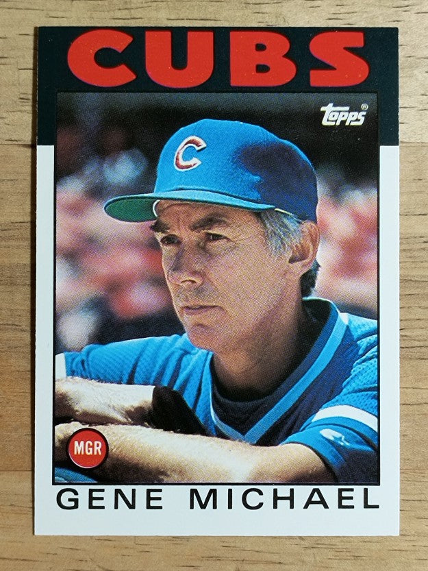 1986 Topps Traded #73T Gene Michael MG