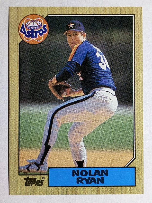 1987 Topps #757 Nolan Ryan
