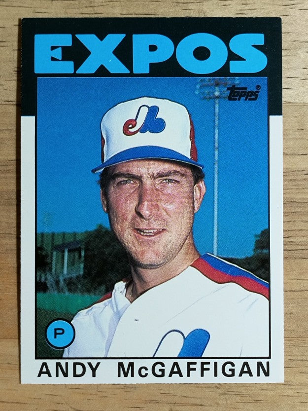 1986 Topps Traded #72T Andy McGaffigan