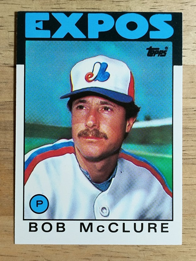 1986 Topps Traded #71T Bob McClure