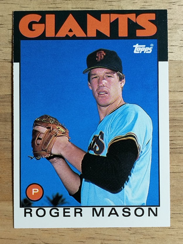 1986 Topps Traded #70T Roger Mason XRC