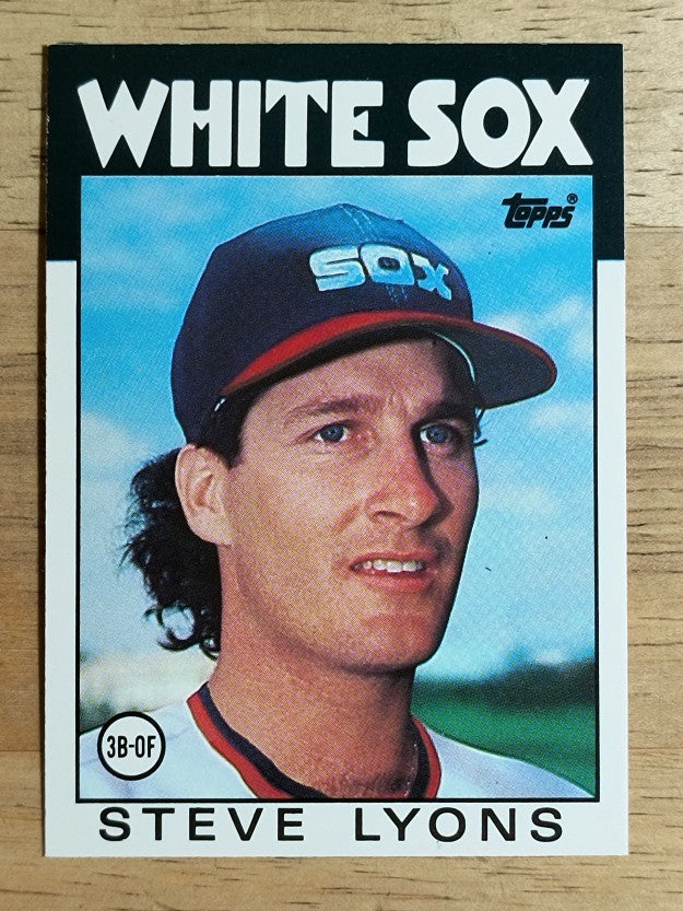 1986 Topps Traded #67T Steve Lyons